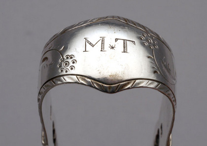 Georgian Silver Cast Sugar Tongs